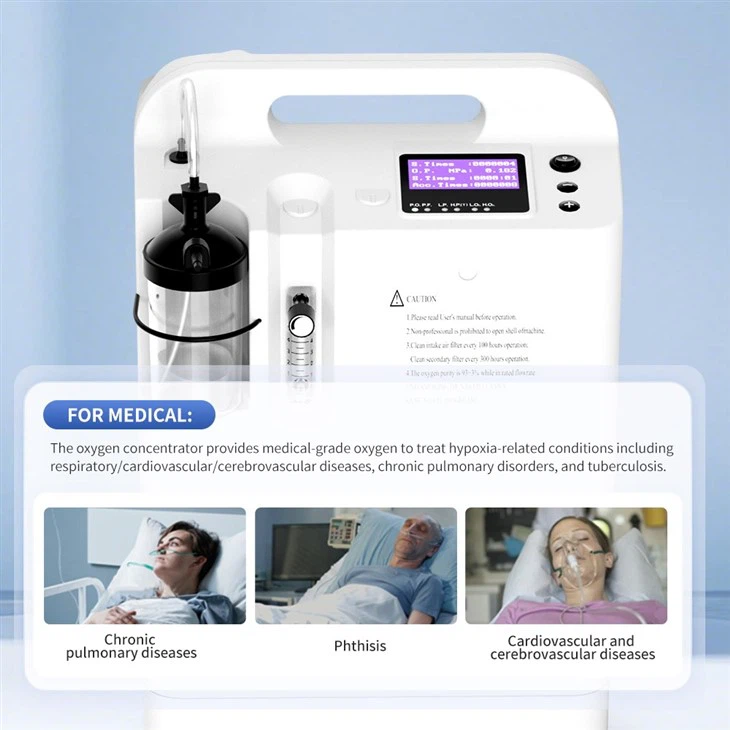 Longfian Hepa Filter 5L Medical Portable Oxygene Concentrator For Travel price