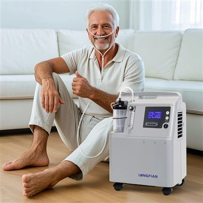 Longfian 5 Liters عيادة استخدام آلة تركيز الأكسجين O2