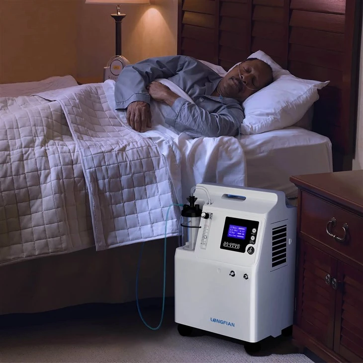 Portable PSA Oxygen Concentrator With Wheels